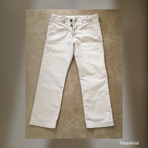 abercrombie mens khaki pants